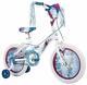 Huffy Disney Frozen 2 16 Inch Girls Bike with Training Wheels, Streamers & Bask