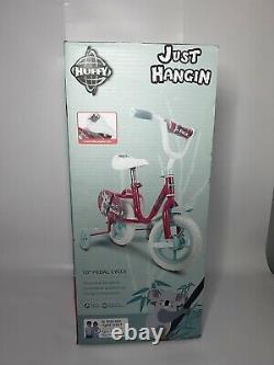 Huffy Just Hanging 10 inch Kids Bike Pink Blue And White BRAND NEW IN BOX