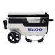 Igloo Trailmate Marine Wheeled Cooler, White/Black/White/Chrome, 70 Quart