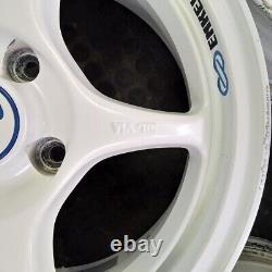 JDM ENKEI RACING 14x6J 4x100 ET+38 GENUINE VIP LUXURY STANCE WHEELS