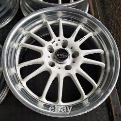 JDM PIAA 17x7.5J 5x114.3 ET+43 GENUINE VIP LUXURY STANCE WHEELS