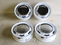 JDM Wheels Pandra 13in 4J+43 PCD100/4H HUB67mm Neomoon2 White Set of 4 ForKeiCar