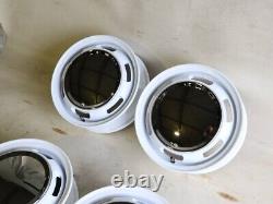 JDM Wheels Pandra 13in 4J+43 PCD100/4H HUB67mm Neomoon2 White Set of 4 ForKeiCar