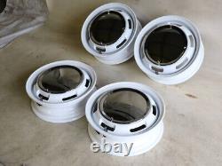 JDM Wheels Pandra 13in 4J+43 PCD100/4H HUB67mm Neomoon2 White Set of 4 ForKeiCar