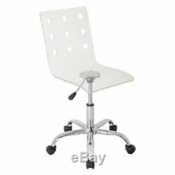 LumiSource Swiss Office Chair Clear, White
