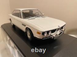 MINICHAMPS 1968 BMW (E9) 2800 CS in Gorgeous Chamonix White, 1 of 600, New 1/18