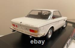 MINICHAMPS 1968 BMW (E9) 2800 CS in Gorgeous Chamonix White, 1 of 600, New 1/18