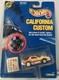 Mattel Hot Wheels 1989 California Custom Blown Camaro White Chrome Rims 164 MIP