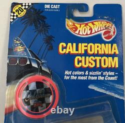 Mattel Hot Wheels 1989 California Custom Blown Camaro White Chrome Rims 164 MIP Mattel Hot Wheels 1989 California Custom Blown Camaro White Chrome Rims 164 MIP