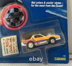 Mattel Hot Wheels 1989 California Custom Blown Camaro White Chrome Rims 164 MIP