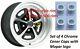 Mopar Rims Centers Chrome Center Wheel with Mopar White Logo 66-74 Set of 4 NEW