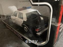 Motormax 1986 Blank 124 Scale Black And White Police Dodge Diplomat withHubcaps