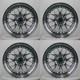 NEW 18 RS2 BBS STYLE WHEELS RIMS 18X9 18X10 +25 (5X100 / 5x114.3) STAGGERED SET
