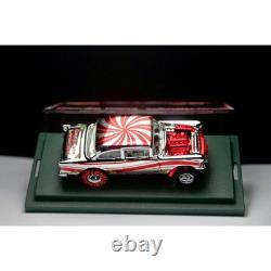 NEW Hot Wheels'55 Chevy Gasser CUSTOM Replica Candy Cane MEA 2018 Case Rubber