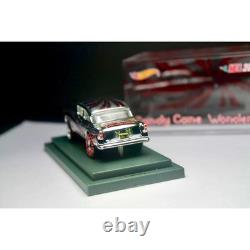 NEW Hot Wheels'55 Chevy Gasser CUSTOM Replica Candy Cane MEA 2018 Case Rubber