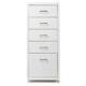 NEW Office Cabinet Wheels Drawers Filing Cabinet Detachable Mobile Steel