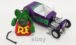 New Acme 1932 Ford Blown Hot Rod Roadster with Rat Fink Figure A1805020