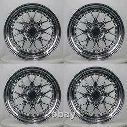 New Set 18 Bbs Rs2 Style Jdm Vip Wheels 18x9 18x10 +25 (5x100/5x120) Cb 73.1