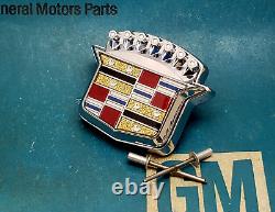 Nos 1979 Eldorado Biarritz Trunk Lock Cover Emblem Flip LID Crest Deck Flipper