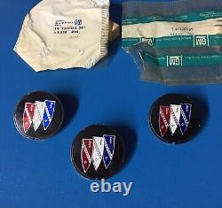 Nos 67-70 Buick Skylark Gs 455 Stage 1 Tri Shield Chrome Wheel Emblem Medallion