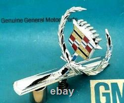 Nos 73 78 Cadillac Eldorado Hood Ornament Emblem Oem Gm Convertible Trim
