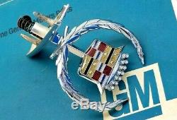 Nos 73 78 Cadillac Eldorado Hood Ornament Emblem Real 74 75 76 77 Oem Gm Trim