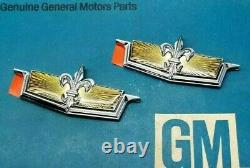 Nos 77 90 Chevy Caprice Classic Roof Emblem Set Sail Panel Ornament Wagon Oem Gm