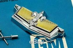 Nos 77 90 Chevy Caprice Classic Trunk Lock Cover Emblem Flip Deck LID Gm Trim