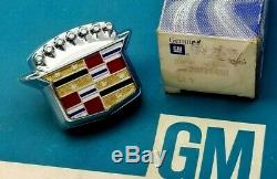 Nos 89 93 Cadillac Deville Fleetwood Trunk Lock Cover Crest Emblem Oem Gm Trim