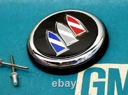 Nos 91 96 Buick Roadmaster Trunk Lock Cover Emblem Deck LID Gm Trim 92 93 94 95