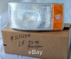 Nos 93 96 Cadillac Brougham Turn Signal Lens Housing Lamp Marker Light Gm Trim