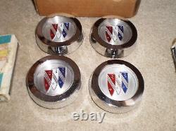 Nos Rallye Wheel Center Caps 71-74 Buick Gs Gsx Skylark Regal Century Apollo 75