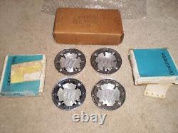 Nos Rallye Wheel Center Caps 71-74 Buick Gs Gsx Skylark Regal Century Apollo 75