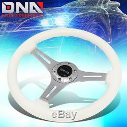 Nrg St-015ch-gl 350mm Glow In Dark Handle Chrome 2deep Spoke Steering Wheel