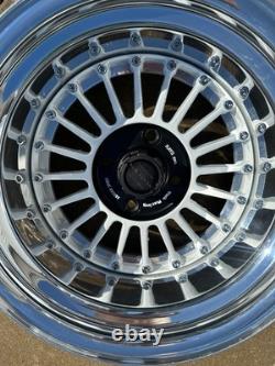 PAIR 15x10 4x114.3 -23 Rays Engineering Volk Racing Artisan Spirit Wheels