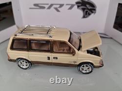 Plymouth voyager srt hellcat custom van diecast opening hood chrome wheels
