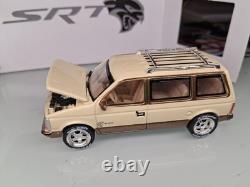 Plymouth voyager srt hellcat custom van diecast opening hood chrome wheels