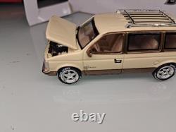 Plymouth voyager srt hellcat custom van diecast opening hood chrome wheels