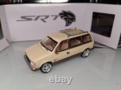 Plymouth voyager srt hellcat custom van diecast opening hood chrome wheels
