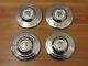 Pretty Set Of 1956 Mercury 10 1/4 Inch Dog Dish Hubcaps