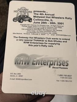RARE 2001 Hot Wheels Scorchin Scooter Midwest Hot Wheelers Rally Gateway Club
