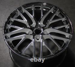 REPLICA 09 10 11 12 13 CORVETTE OEM WHEEL RIM CHROME 19x11 ET 73 5455