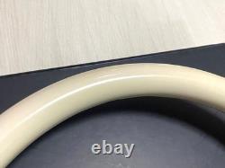 Rare NRG Neo Chrome White Wood Steering Wheel 350 USDM