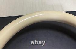 Rare NRG neo-chrome white wood steering wheel 310mm USDM