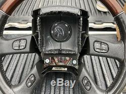 SS Woodgrain Steering Wheel & Bag Cover Only Used 05 trailblazer Envoy