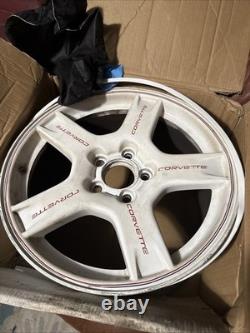 Set of 4 Corvette C5 Replica Wheels CV05 Chrome 18x9.5 5x120.65 +54mm -As-is