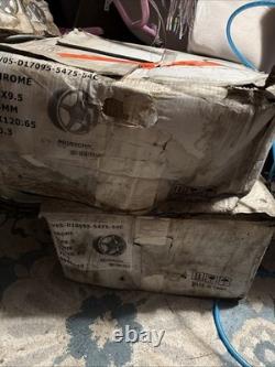 Set of 4 Corvette C5 Replica Wheels CV05 Chrome 18x9.5 5x120.65 +54mm -As-is