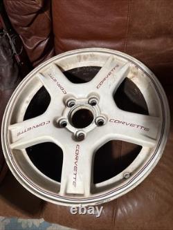 Set of 4 Corvette C5 Replica Wheels CV05 Chrome 18x9.5 5x120.65 +54mm -As-is