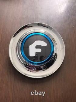 Silver Chrome Floating Center Cap for Forgiato, 7.2 Inch 182mm Hubcap