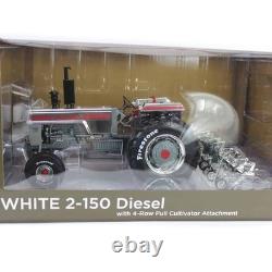 SpecCast Chase 1/16 White 2-150 Diesel 4-Row Cultivator 2025 Firestone Cust-2124